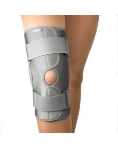 Buy B.Well knee brace, detachable, with hinges and metal stiffeners, strong fixation W-3320 ORTHO, color Gray, size XL | Online Pharmacy | https://buy-pharm.com