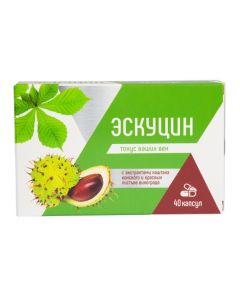 Buy BAA Eskutsin to tone veins capsule 40 pcs | Online Pharmacy | https://buy-pharm.com