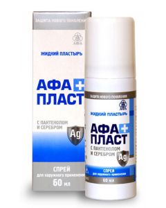 Buy Afaplast with panthenol and silver Liquid patch , 60 ml  | Online Pharmacy | https://buy-pharm.com