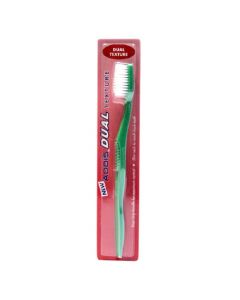 Buy Wisdom Dual Texture Toothbrush with double bristle texture. Soft around the edges and hard in the middle. | Online Pharmacy | https://buy-pharm.com