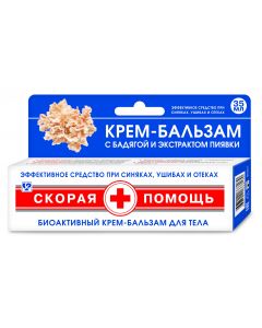 Buy Ambulance for bruises and bruises Cream-balm , 35ml | Online Pharmacy | https://buy-pharm.com