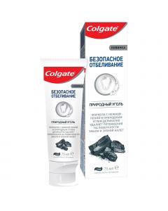Buy Colgate Toothpaste Safe whitening Natural charcoal whitening, 75 ml | Online Pharmacy | https://buy-pharm.com