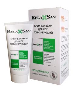 Buy Relaxsan Cream-balm toning for feet, 175 ml | Online Pharmacy | https://buy-pharm.com