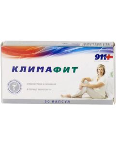 Buy Complex of vitamins for women with perimenopause and menopause 911 'Climafit', 30 capsules | Online Pharmacy | https://buy-pharm.com