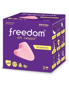 Buy Feminine hygiene tampons without string FREEDOM mini - 3 pcs. | Online Pharmacy | https://buy-pharm.com