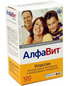 Buy Vitamin- mineral complex AlfaVit 'Classic', 120 tablets | Online Pharmacy | https://buy-pharm.com