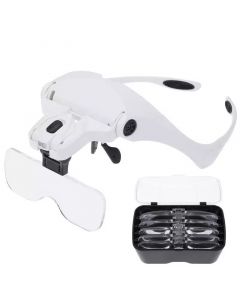 Buy Magnifier head glasses binocular with illumination KAMEEL, 5 lenses | Online Pharmacy | https://buy-pharm.com