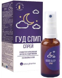 Buy Good Slip Sleep Normalizing Spray, 30 ml | Online Pharmacy | https://buy-pharm.com