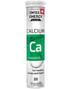 Buy Swiss Energy Calcium + vitamin D3 effervescent tablets, 20 pieces | Online Pharmacy | https://buy-pharm.com