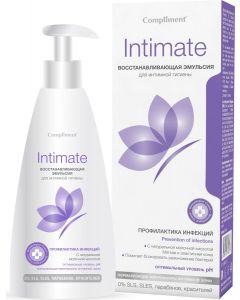 Buy Compliment Intimate Restoring emulsion for intimate hygiene, 250 ml | Online Pharmacy | https://buy-pharm.com