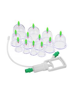 Buy Massage vacuum jars with a pump 12 pieces with | Online Pharmacy | https://buy-pharm.com