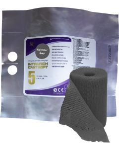 Buy Polymer bandage Intrarich IR-SC0057, semi-rigid (soft) fixation Cast Soft, gray, 12.5 cm x 3.6 m | Online Pharmacy | https://buy-pharm.com