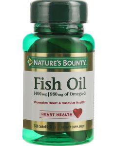 Buy Nature's Bounty 'Omega-3' Capsules, 980 mg, 30 pcs. | Online Pharmacy | https://buy-pharm.com
