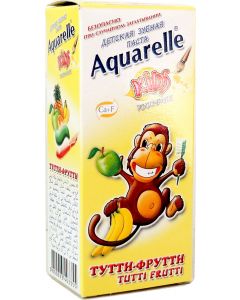 Buy AQUARELLE KIDS Children's Toothpaste AQUARELLE KIDS Tutti-Frutti flavor, 50 ml | Online Pharmacy | https://buy-pharm.com
