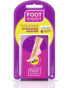 Buy Callus patch Foot expert Hydrocolloid plaster Foot expert, 2 x 6 cm, 6 pcs | Online Pharmacy | https://buy-pharm.com