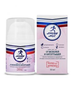 Buy For calluses and corns SportAge Cream, 50 ml | Online Pharmacy | https://buy-pharm.com
