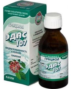 Buy Edas-107 Graziol Homeopathic drops, 25 ml | Online Pharmacy | https://buy-pharm.com