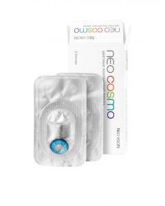 Buy Two-tone blue colored contact lenses 3 months, 0.00 / 142 / 8.6, blue, 2 pcs. | Online Pharmacy | https://buy-pharm.com