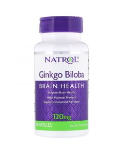 Buy Natrol Ginkgo Biloba antioxidant 120 mg, 60 capsules | Online Pharmacy | https://buy-pharm.com