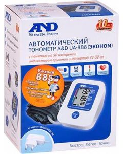 Buy Tonometer AND UA-888 automatic (E) Economy + Adapter | Online Pharmacy | https://buy-pharm.com