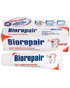 Buy Biorepair Fast Sensitive Repair Toothpaste, for sensitive teeth, 75 ml | Online Pharmacy | https://buy-pharm.com