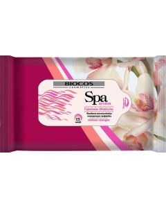 Buy BioCos Wet wipes 'SPA Aroma . Delicate orchid ', 15 pieces | Online Pharmacy | https://buy-pharm.com