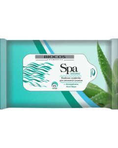 Buy BioCos Wipes for intimate hygiene 'SPA Intime. Aloe Vera', 15 pcs | Online Pharmacy | https://buy-pharm.com