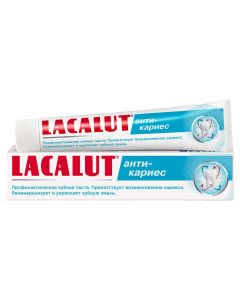 Buy Lacalut Anti-Caries Toothpaste, 75 ml | Online Pharmacy | https://buy-pharm.com