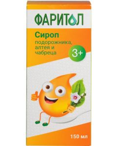 Buy Faritol syrup 150ml plantain / marshmallow / thyme | Online Pharmacy | https://buy-pharm.com