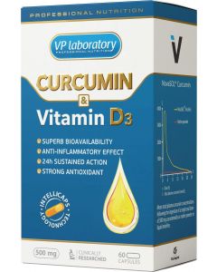 Buy Vitamin and mineral complex Vplab 'Curcumine & Vitamine D3', 60 capsules | Online Pharmacy | https://buy-pharm.com