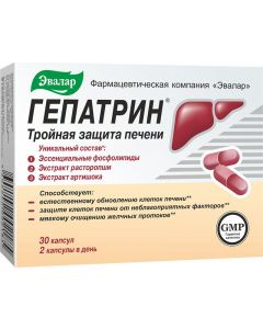 Buy Triple liver protection Evalar 'Hepatrin', 30 capsules | Online Pharmacy | https://buy-pharm.com
