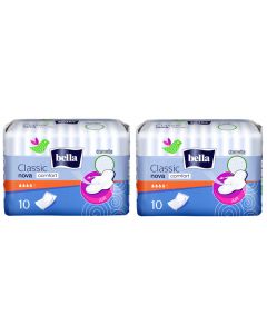 Buy Women's absorbent pads 'Bella' Classic Nova Comfort, 10 pcs. / SET of 2 pcs. | Online Pharmacy | https://buy-pharm.com