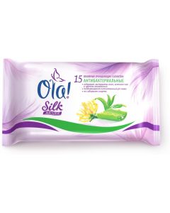 Buy Ola! Silk Sense wet wipes, antibacterial, 15 packs | Online Pharmacy | https://buy-pharm.com