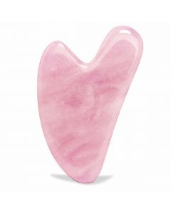 Buy Skin & Stone Rose Quartz Heart Guasha Scraper. Facial massager | Online Pharmacy | https://buy-pharm.com