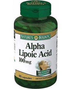 Buy Nature's Bounty Alpha Lipoic Acid, 100mg Capsules, # 60  | Online Pharmacy | https://buy-pharm.com
