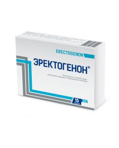 Buy Erectogenon for potency and libido enhancement for men capsules 0.5 g, 15 pcs | Online Pharmacy | https://buy-pharm.com