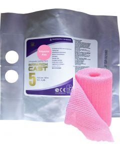 Buy Polymer bandage Intrarich IR-0053, rigid fixation Cast, pink, 12.5 cm х 3.6 m | Online Pharmacy | https://buy-pharm.com