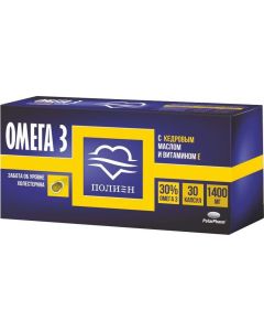Buy Omega-3 30% Polyene with cedar oil and vitamin E 1400 mg capsules | Online Pharmacy | https://buy-pharm.com