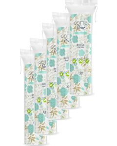 Buy Cotto Fleur cotton pads, 120 pcs x 5 packs | Online Pharmacy | https://buy-pharm.com