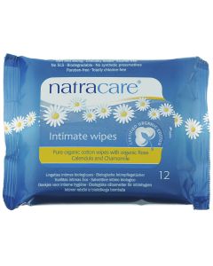 Buy Wet wipes for intimate hygiene Natracare Organic Cotton, 12 pcs | Online Pharmacy | https://buy-pharm.com