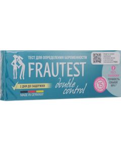 Buy Frautest Test for determination of pregnancy Double Control, test - strips, 2 pcs | Online Pharmacy | https://buy-pharm.com