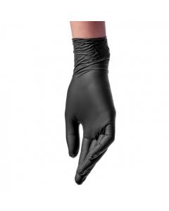 Buy Disposable nitrile gloves Benovy black, 50 pairs, size s | Online Pharmacy | https://buy-pharm.com