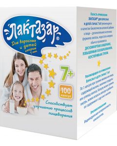 Buy BAA 'Lactazar', for adults and children over 7 years old, 100 capsules | Online Pharmacy | https://buy-pharm.com