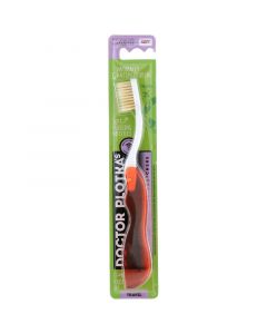 Buy Dr. Plotka, MouthWatchers, travel toothbrush with natural antimicrobial protection, soft, red, 1 toothbrush | Online Pharmacy | https://buy-pharm.com