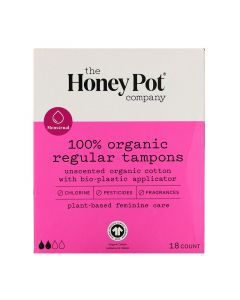 Buy The Honey Pot Company Swabs, 100% Organic, 18 | Online Pharmacy | https://buy-pharm.com