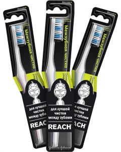 Buy Reach Toothbrush Interdental cleaning, tough, 3 pcs | Online Pharmacy | https://buy-pharm.com