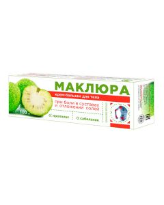 Buy Body Cream-Balm for Joint Pain and Salt Deposition Ekobiz Maklura Sabelnik Propolis, 100 ml | Online Pharmacy | https://buy-pharm.com