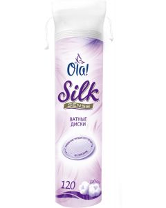 Buy Cotton pads Ola! 'Silk Sense', 120 pcs | Online Pharmacy | https://buy-pharm.com