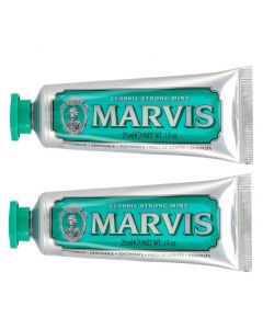 Buy Marvis Classic Strong Mint Toothpaste Set Classic Rich Mint, 2 pcs 25 ml each  | Online Pharmacy | https://buy-pharm.com