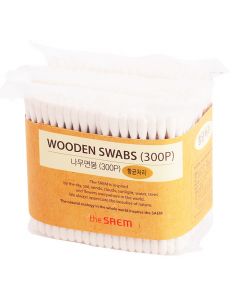 Buy The Saem Cotton buds Wooden Swab, 300 pieces (100% cotton) | Online Pharmacy | https://buy-pharm.com